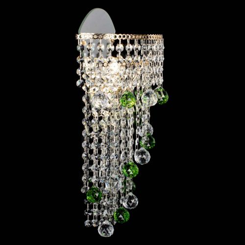 Бра Пирамида №3 зеленая в Сочи Гусь Хрустальный