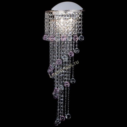 Бра Пирамида №6 розовая в Сочи Гусь Хрустальный