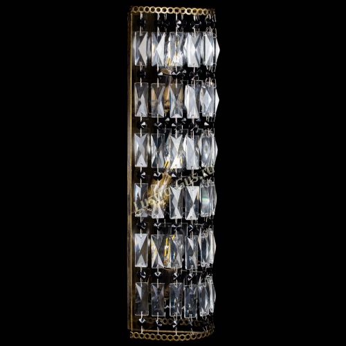 Бра Прямоугольник пластинка под бронзу Черная в Сочи Гусь Хрустальный