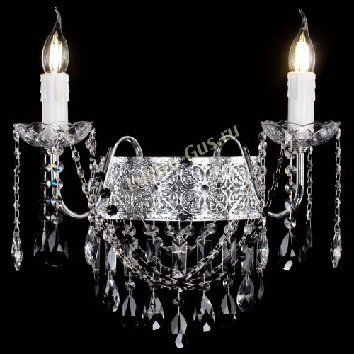 Бра Свеча Восток №2 черная в Сочи Гусь Хрустальный