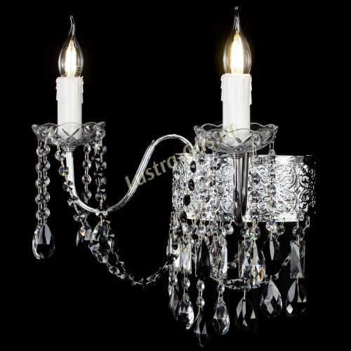 Бра Свеча Восток №2 черная в Сочи Гусь Хрустальный