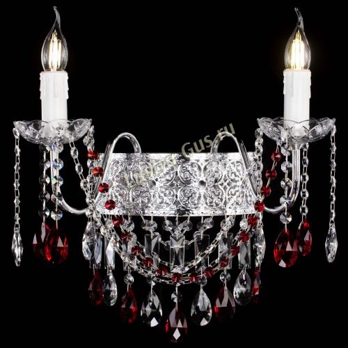 Бра Свеча Восток №2 красная в Сочи Гусь Хрустальный