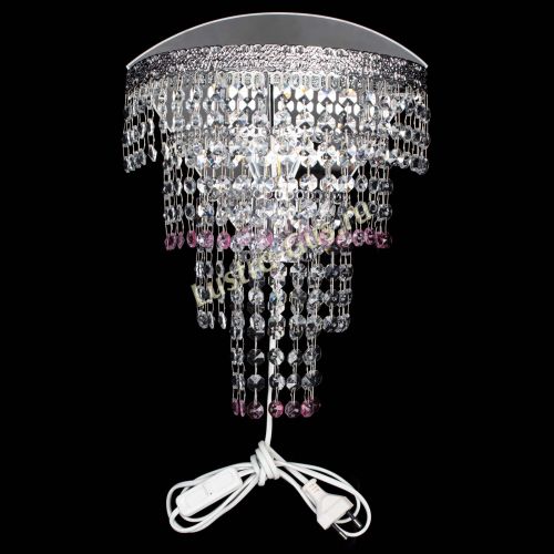 Бра Токката оптикон розовая в Сочи Гусь Хрустальный