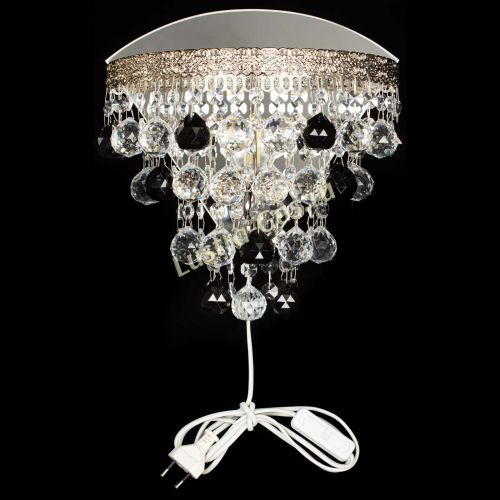 Бра Токката пирамида шар 30 черная в Сочи Гусь Хрустальный