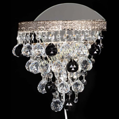 Бра Токката пирамида шар 30 черная в Сочи Гусь Хрустальный