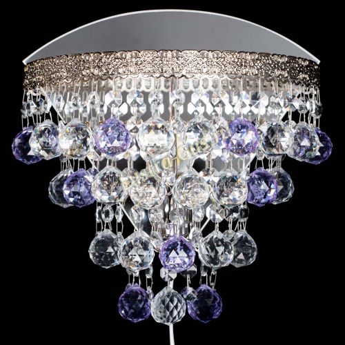 Бра Токката пирамида шар 30 фиолетовая в Сочи Гусь Хрустальный