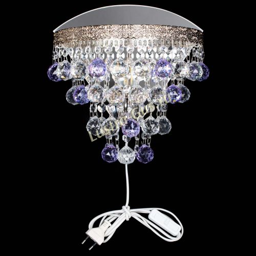 Бра Токката пирамида шар 30 фиолетовая в Сочи Гусь Хрустальный
