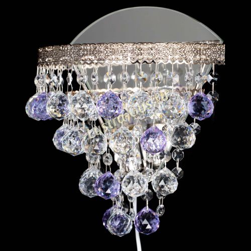 Бра Токката пирамида шар 30 фиолетовая в Сочи Гусь Хрустальный