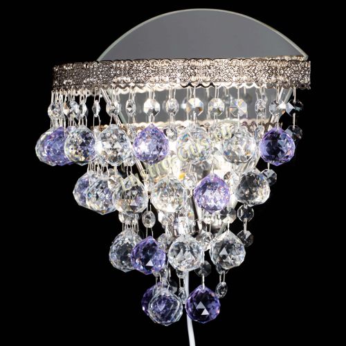 Бра Токката пирамида шар 30 фиолетовая в Сочи Гусь Хрустальный