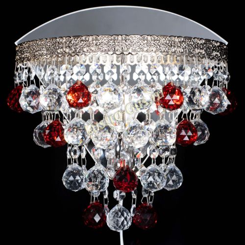 Бра Токката пирамида шар 30 красная в Сочи Гусь Хрустальный