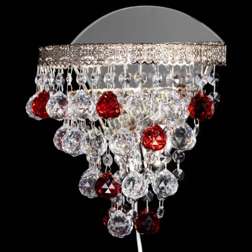 Бра Токката пирамида шар 30 красная в Сочи Гусь Хрустальный