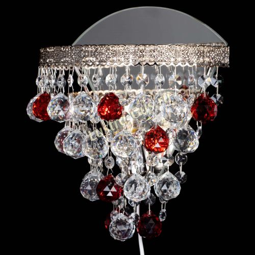 Бра Токката пирамида шар 30 красная в Сочи Гусь Хрустальный