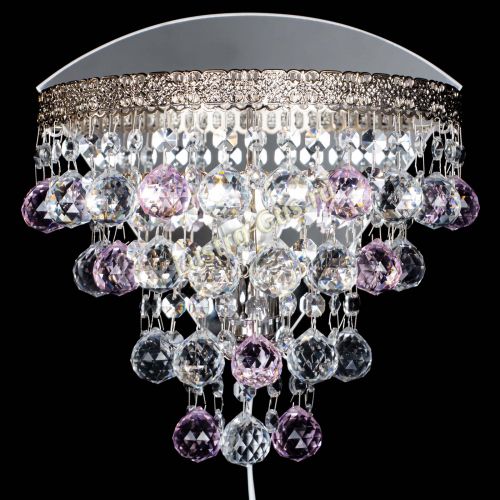 Бра Токката пирамида шар 30 розовая в Сочи Гусь Хрустальный