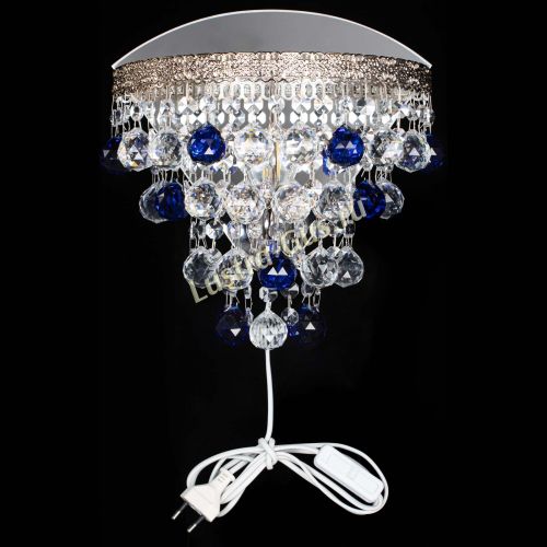 Бра Токката пирамида шар 30 синяя в Сочи Гусь Хрустальный