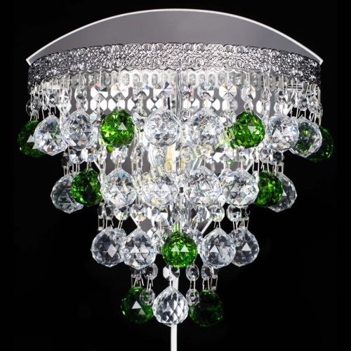 Бра Токката пирамида шар 30 зеленая в Сочи Гусь Хрустальный