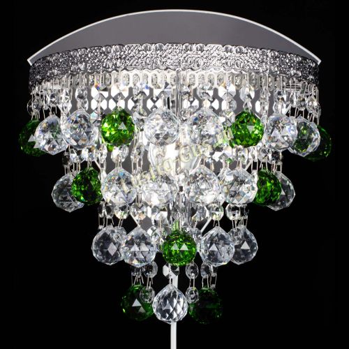 Бра Токката пирамида шар 30 зеленая в Сочи Гусь Хрустальный