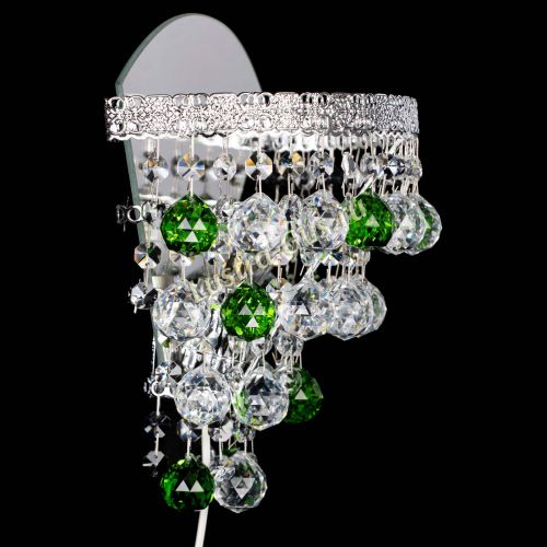Бра Токката пирамида шар 30 зеленая в Сочи Гусь Хрустальный