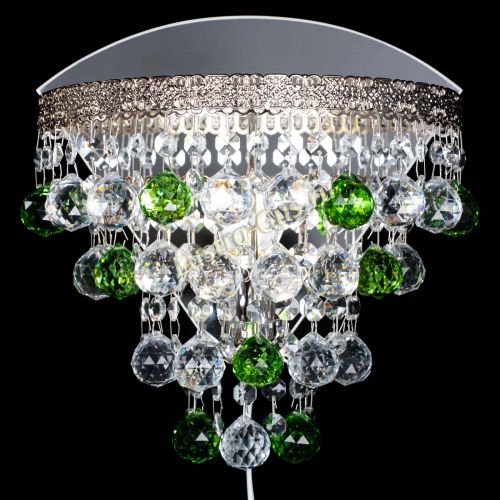 Бра Токката пирамида шар 30 зеленая в Сочи Гусь Хрустальный