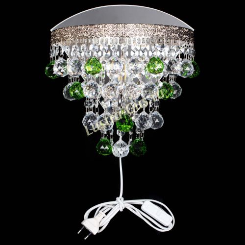 Бра Токката пирамида шар 30 зеленая в Сочи Гусь Хрустальный
