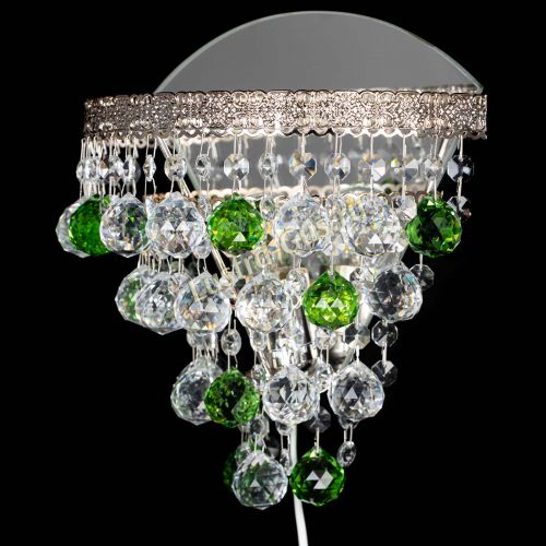 Бра Токката пирамида шар 30 зеленая в Сочи Гусь Хрустальный