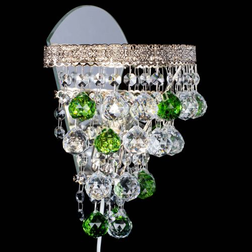 Бра Токката пирамида шар 30 зеленая в Сочи Гусь Хрустальный