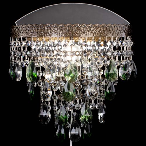 Бра Токката пирамида журавлик под бронзу зеленая в Сочи Гусь Хрустальный