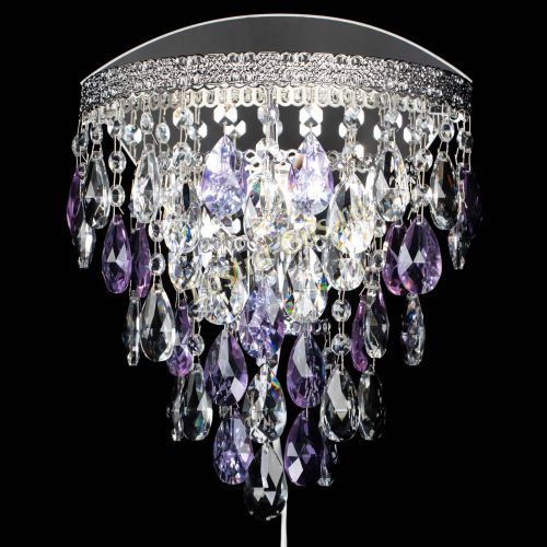 Бра Токката пирамида журавлик фиолетовая в Сочи Гусь Хрустальный