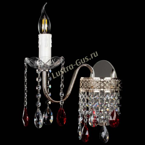 Бра Венеция №1 мини красная в Сочи Гусь Хрустальный