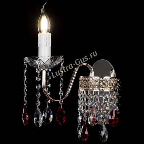 Бра Венеция №1 мини красная в Сочи Гусь Хрустальный