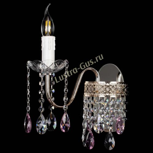 Бра Венеция №1 мини розовая в Сочи Гусь Хрустальный