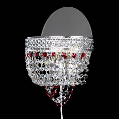 Бра Венеция оптикон красная в Сочи Гусь Хрустальный