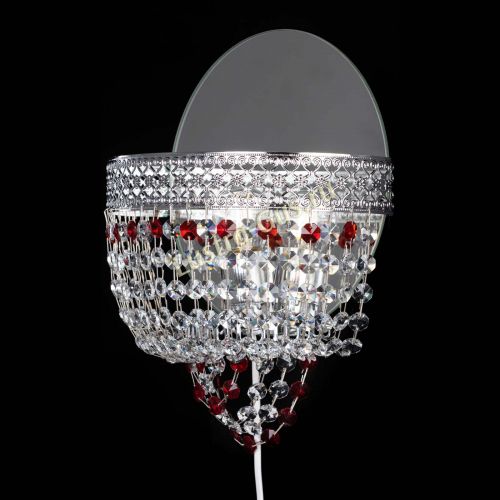 Бра Венеция оптикон красная в Сочи Гусь Хрустальный