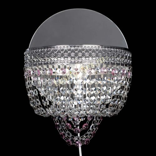 Бра Венеция оптикон розовая в Сочи Гусь Хрустальный