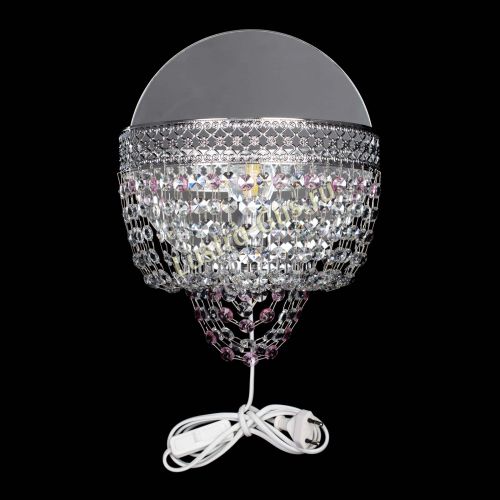 Бра Венеция оптикон розовая в Сочи Гусь Хрустальный