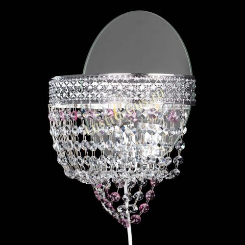 Бра Венеция оптикон розовая в Сочи Гусь Хрустальный