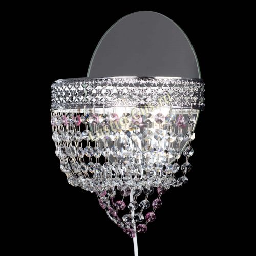 Бра Венеция оптикон розовая в Сочи Гусь Хрустальный