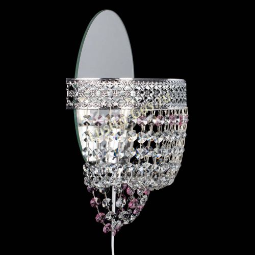 Бра Венеция оптикон розовая в Сочи Гусь Хрустальный