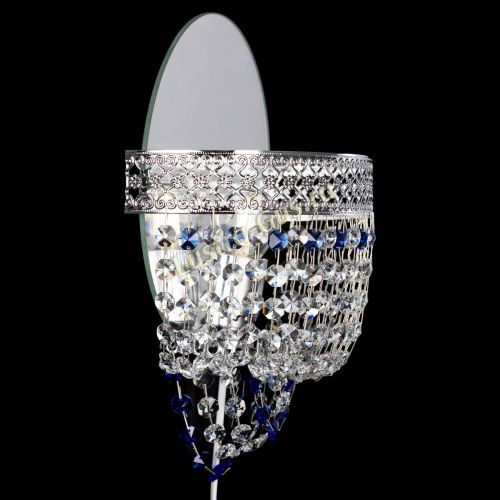 Бра Венеция оптикон синяя в Сочи Гусь Хрустальный