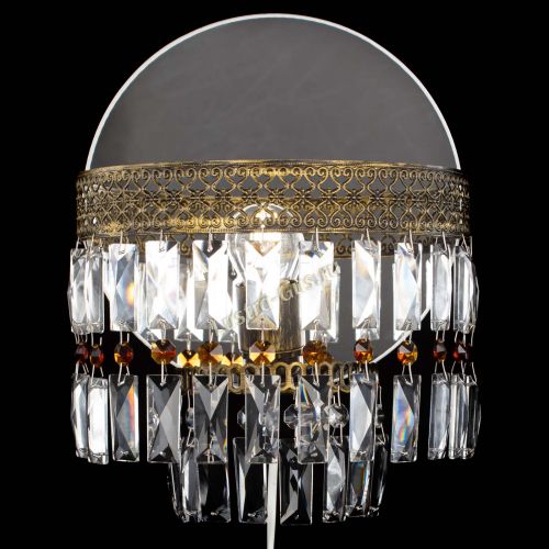 Бра Венеция Пластинка под бронзу Чайная в Сочи Гусь Хрустальный