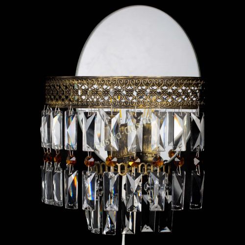 Бра Венеция Пластинка под бронзу Чайная в Сочи Гусь Хрустальный