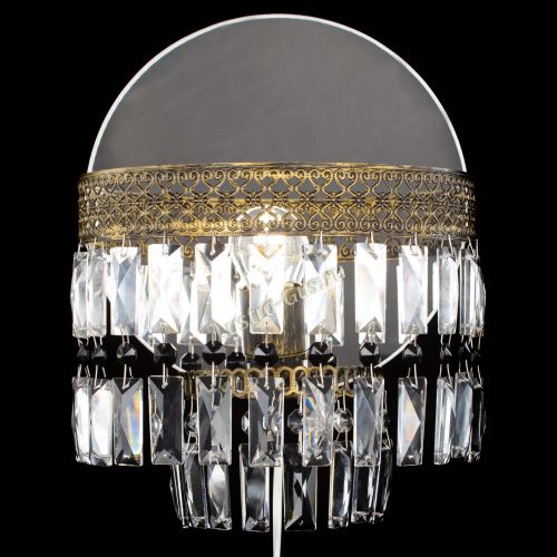 Бра Венеция Пластинка под бронзу Черная в Сочи Гусь Хрустальный