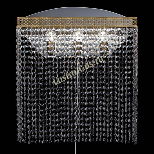 Бра Венеция Прямоугольник оптикон №2 под бронзу в Сочи Гусь Хрустальный