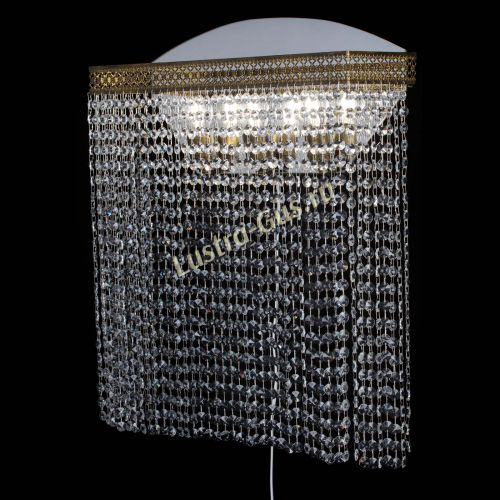 Бра Венеция Прямоугольник оптикон №2 под бронзу в Сочи Гусь Хрустальный