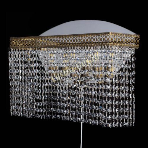 Бра Венеция Прямоугольник оптикон под бронзу в Сочи Гусь Хрустальный