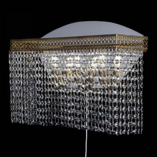 Бра Венеция Прямоугольник оптикон под бронзу в Сочи Гусь Хрустальный