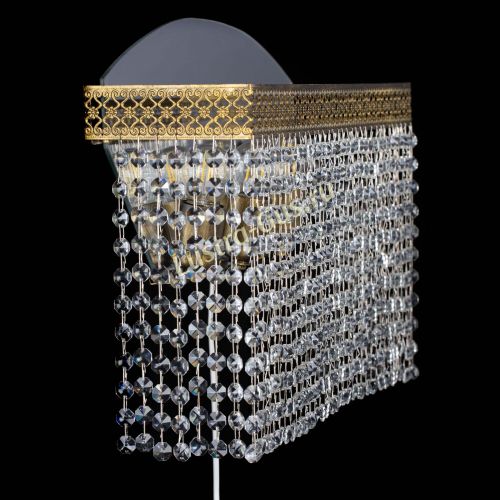 Бра Венеция Прямоугольник оптикон под бронзу в Сочи Гусь Хрустальный