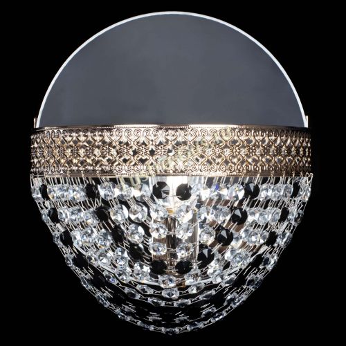 Бра Венеция Сетка черная в Сочи Гусь Хрустальный