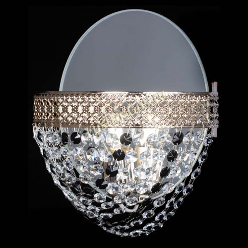 Бра Венеция Сетка черная в Сочи Гусь Хрустальный