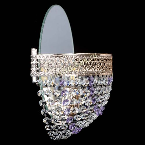 Бра Венеция Сетка фиолетовая в Сочи Гусь Хрустальный