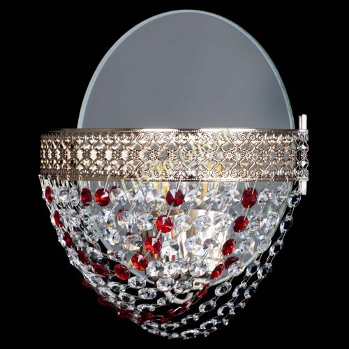 Бра Венеция Сетка красная в Сочи Гусь Хрустальный